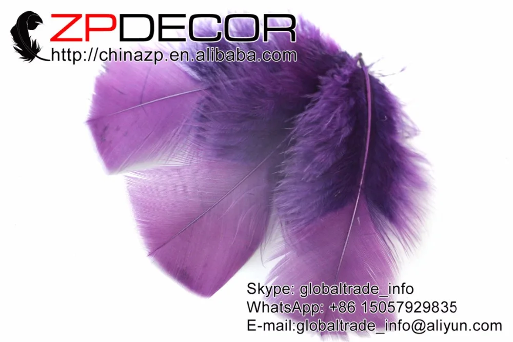 Фото Ведущий поставщик фабрика ZPDECOR 500 шт Высокое качество Fushia окрашенные турецкие Т-образные перья для свадебного украшения №4