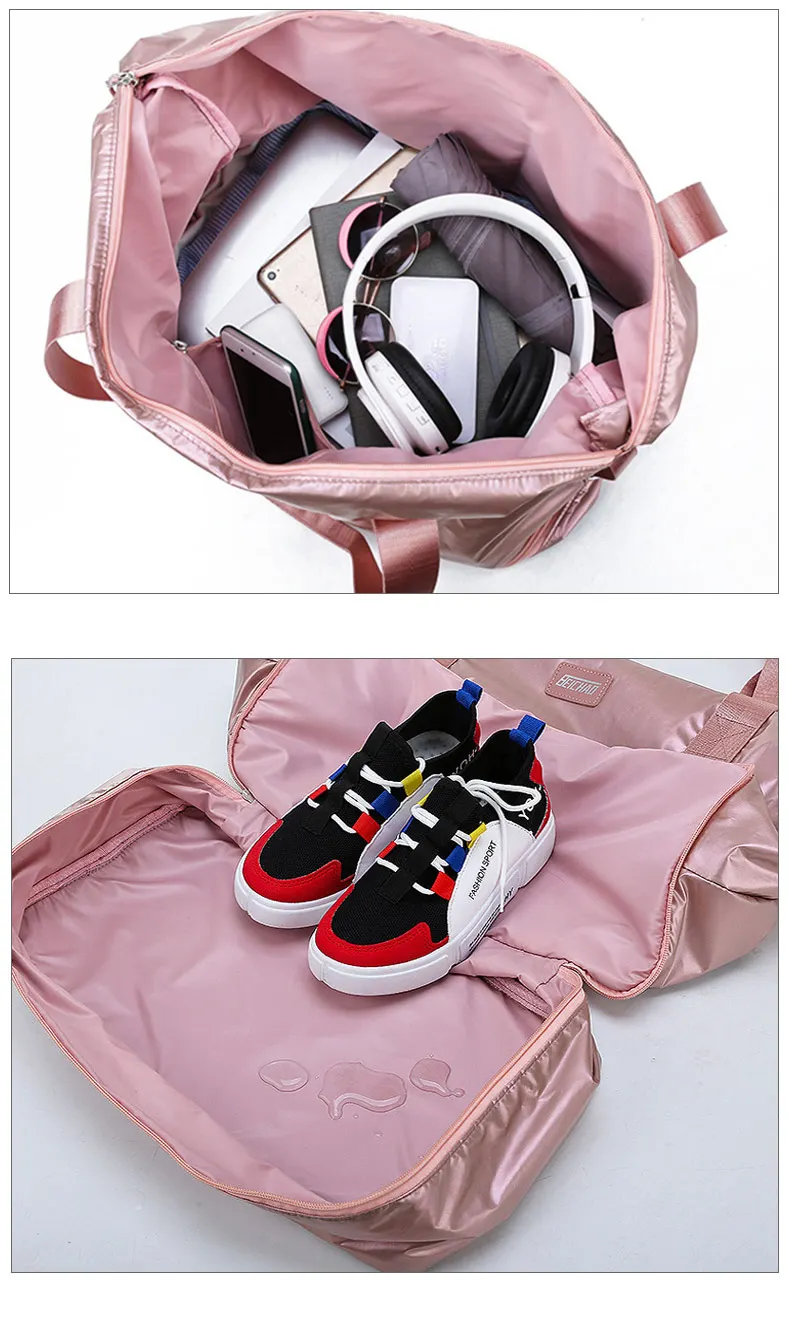 Sports Gym Fitness Dry Wet Separation Yoga Bag Travel Handbags For Shoes Women the Shoulder Sac De Sport Luggage Duffle XA965WD
