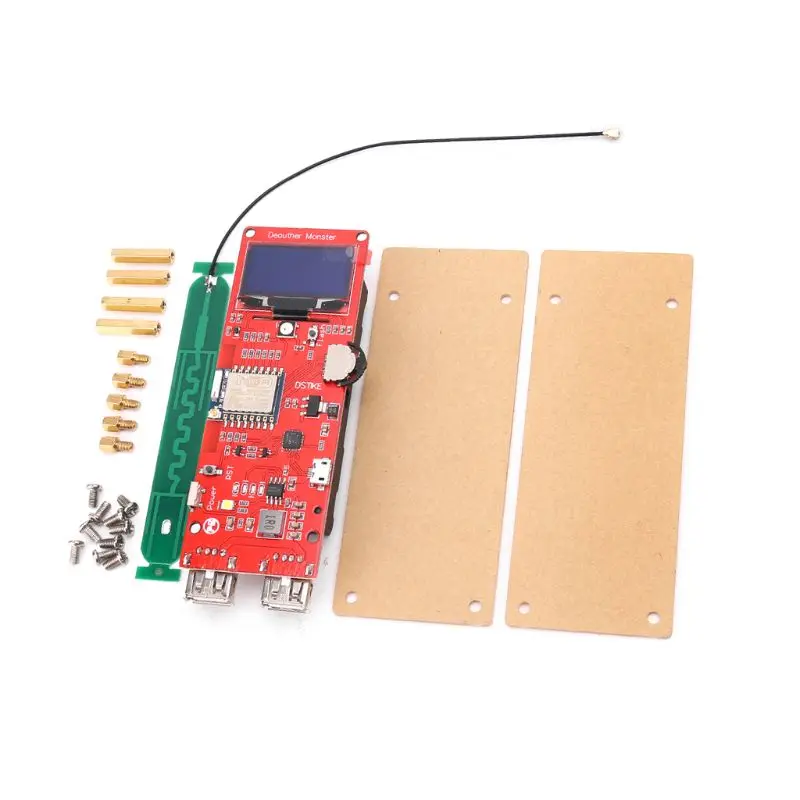 ESP8266 макетная плата WiFi Deauther атака/тест/помехи 1," OLED Быстрая зарядка 2 USB