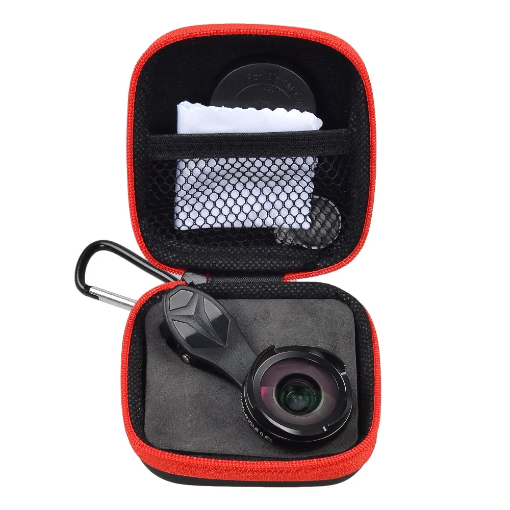 APEXEL Pro оптический объектив для смартфонов комплект 4 k HD 0.6x широкоугольный + 10x