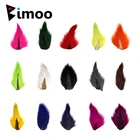 Bimoo 1 шт. разноцветные завязывающие нахлыстом фиксаторы для рыбалки с полным хвостом искусственные материалы для завязывания нахлыстом крючки для джиггинга белые красные черные
