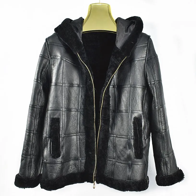 Женская шерстяная шапка с поясом из натуральной овечьей шерсти модная