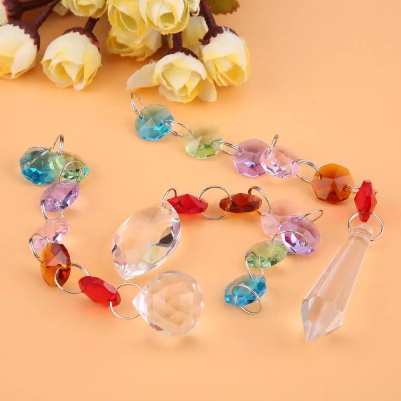 Хрустальные прозрачные бусины Strand отлично подходят для свадеб детской комнаты