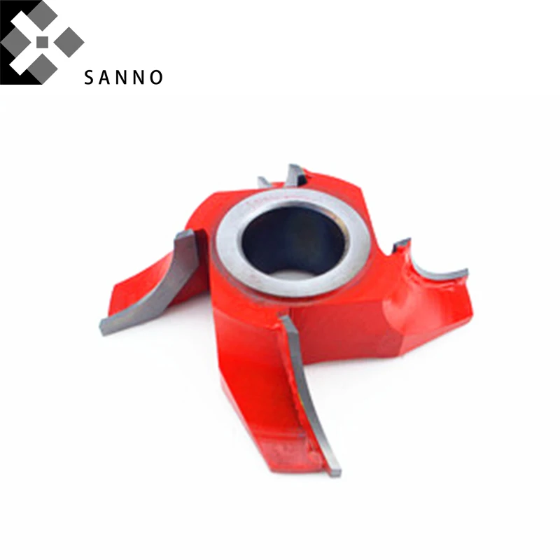 

R30 - R60 Wood cutting tool internal diameter 35mm 1/4'' corner rounding end mills TCT shaper cutter head R half circular cutter