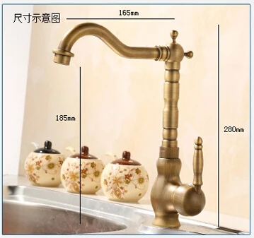 

New Arrivals European Retro Style and Bronze Brushed Surface Kitchen Faucet Bathroom Basin Faucet By Brass Body Water Mixer Tap