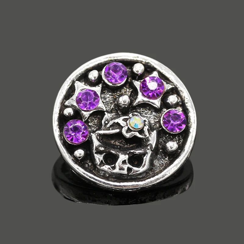 5 шт./лот Новое Поступление Горячей Оснастку Пресс Кнопки Горный Хрусталь