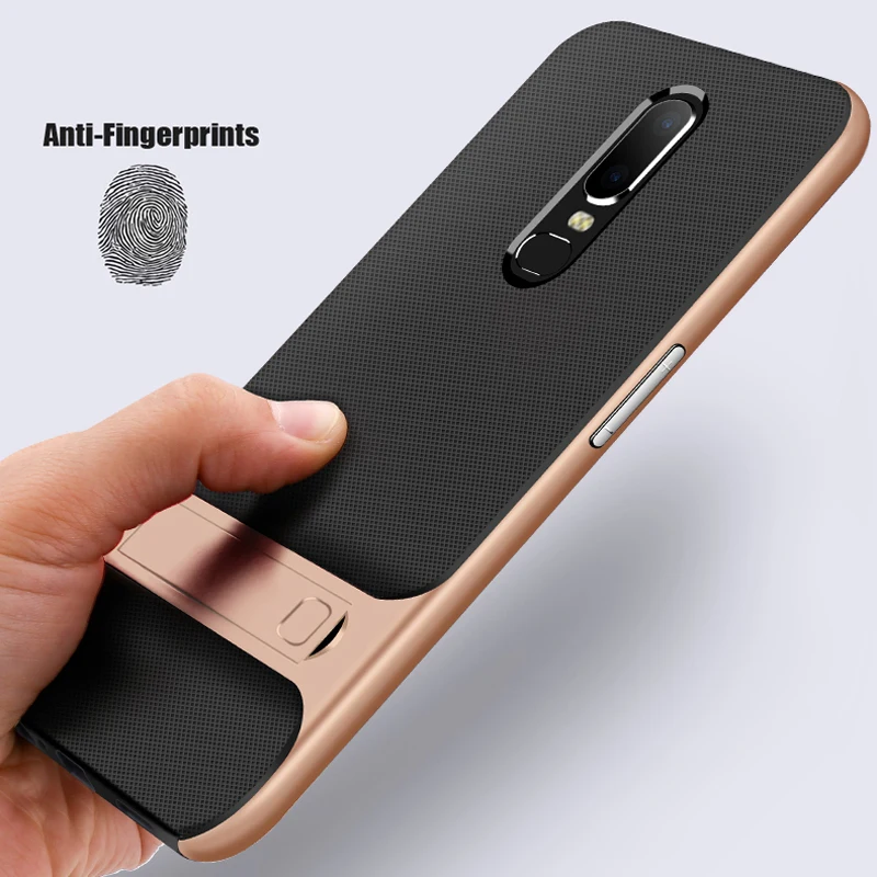 Чехол OnePlus 6 для Oneplus 5T противоударный Гибридный Мягкий ТПУ и жесткий чехол бампер