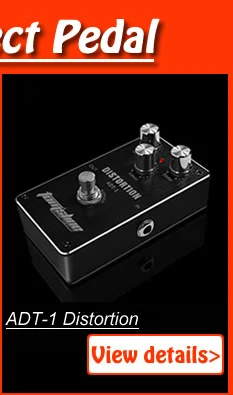 Арома ADT-1 искажения педаль эффектов для электрогитары True Bypass дизайн гитары педаль