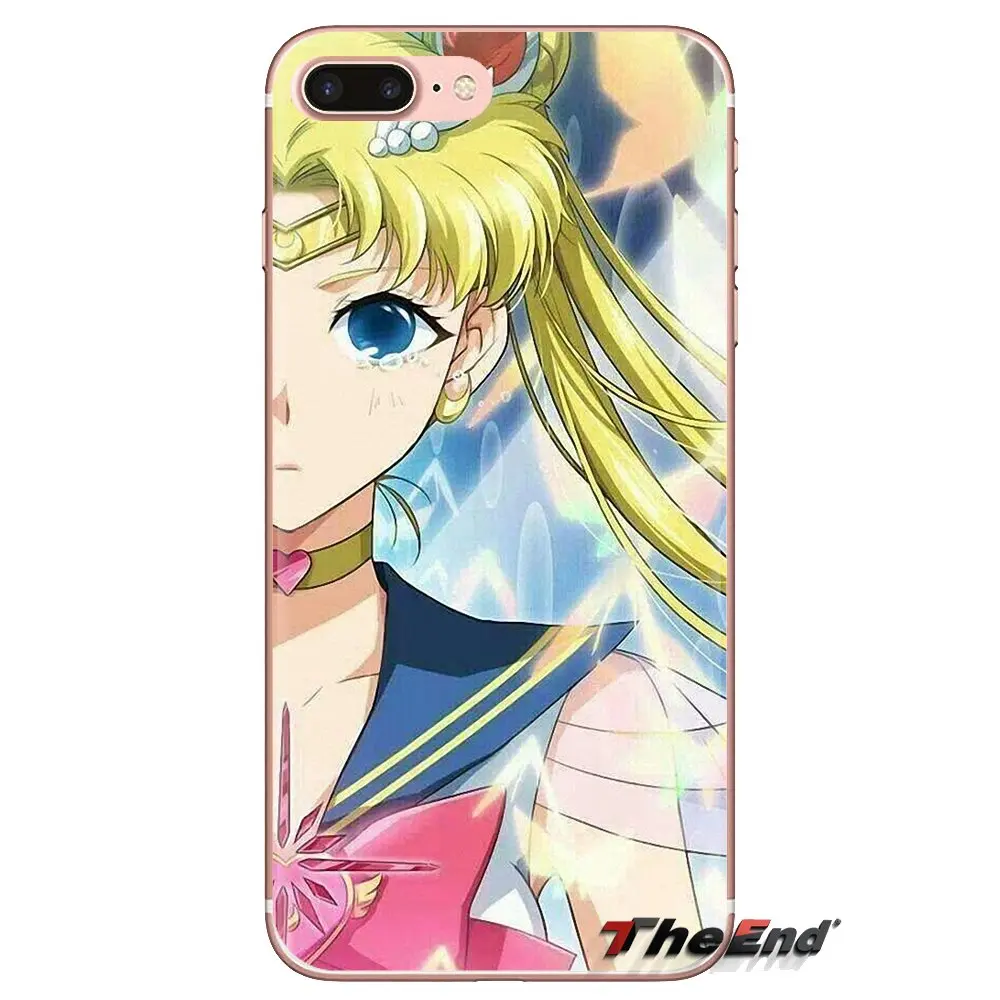 Сейлор Мун Кристалл Милая версия Girly для iPod Touch Apple iPhone 4 4S 5 5S SE 5C 6 6S 7 8 X XR XS Plus MAX