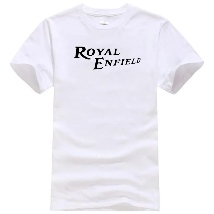 Новая летняя футболка Royal Enfield made as a gun с логотипом винтажные мотоциклетные