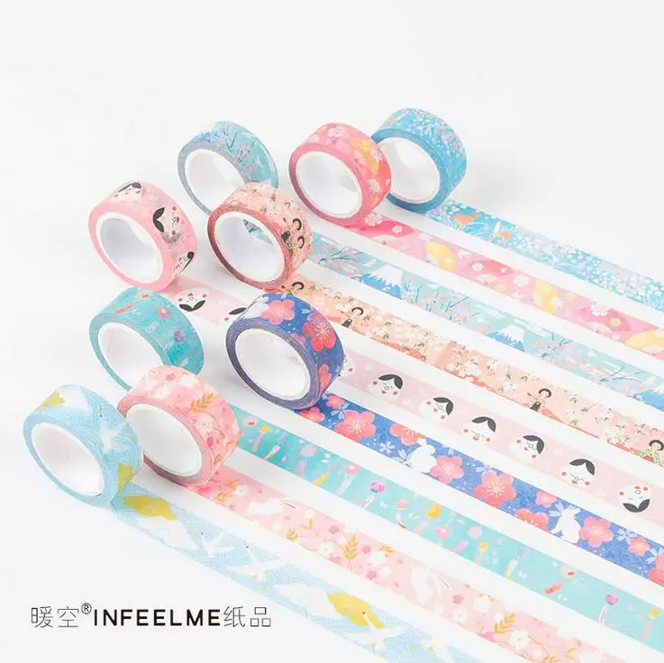 24 шт./лот Infeel.Me японское украшение для ногтей Декоративная Васи Лента Сделай Сам