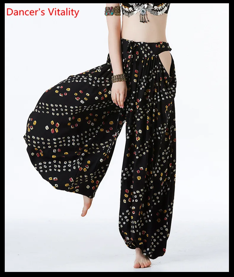 Новый американский племенной танец живота унисекс парча полные панталоны