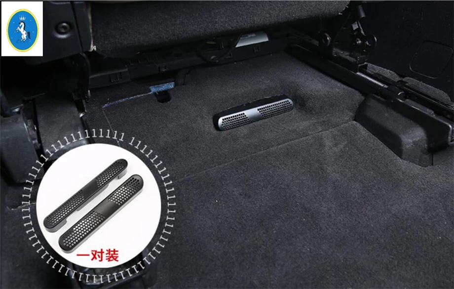 Car Accessories Heat Floor AC Air Conditioner Duct Vent Outlet Grille Protection Kit Cover For Cadillac XT5 2016 - 2021 Plastic |