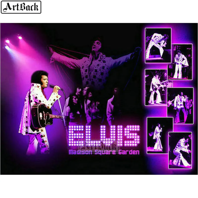 5d алмазная живопись сделай сам Elvis Presley полноразмерная молодая Элвис портрет 3d