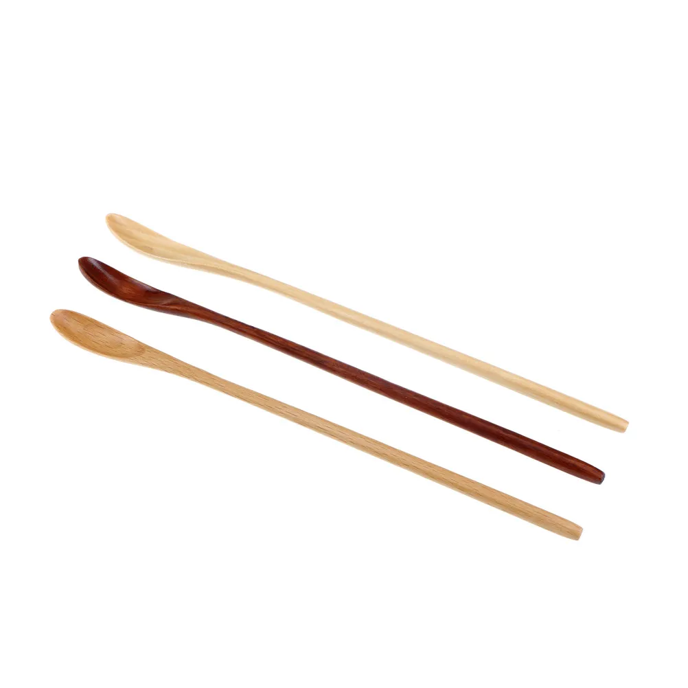 1 шт. деревянная медовая ложка с длинной ручкой 20x1 3 см|natural wood spoon|spoon longhoney spoon |