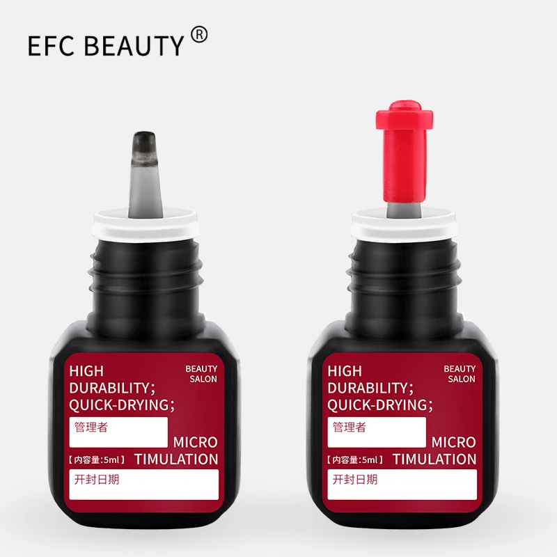 Efc beauty 5 шт./упак. клеевая бутылка для ресниц блокирующая игла инструмент