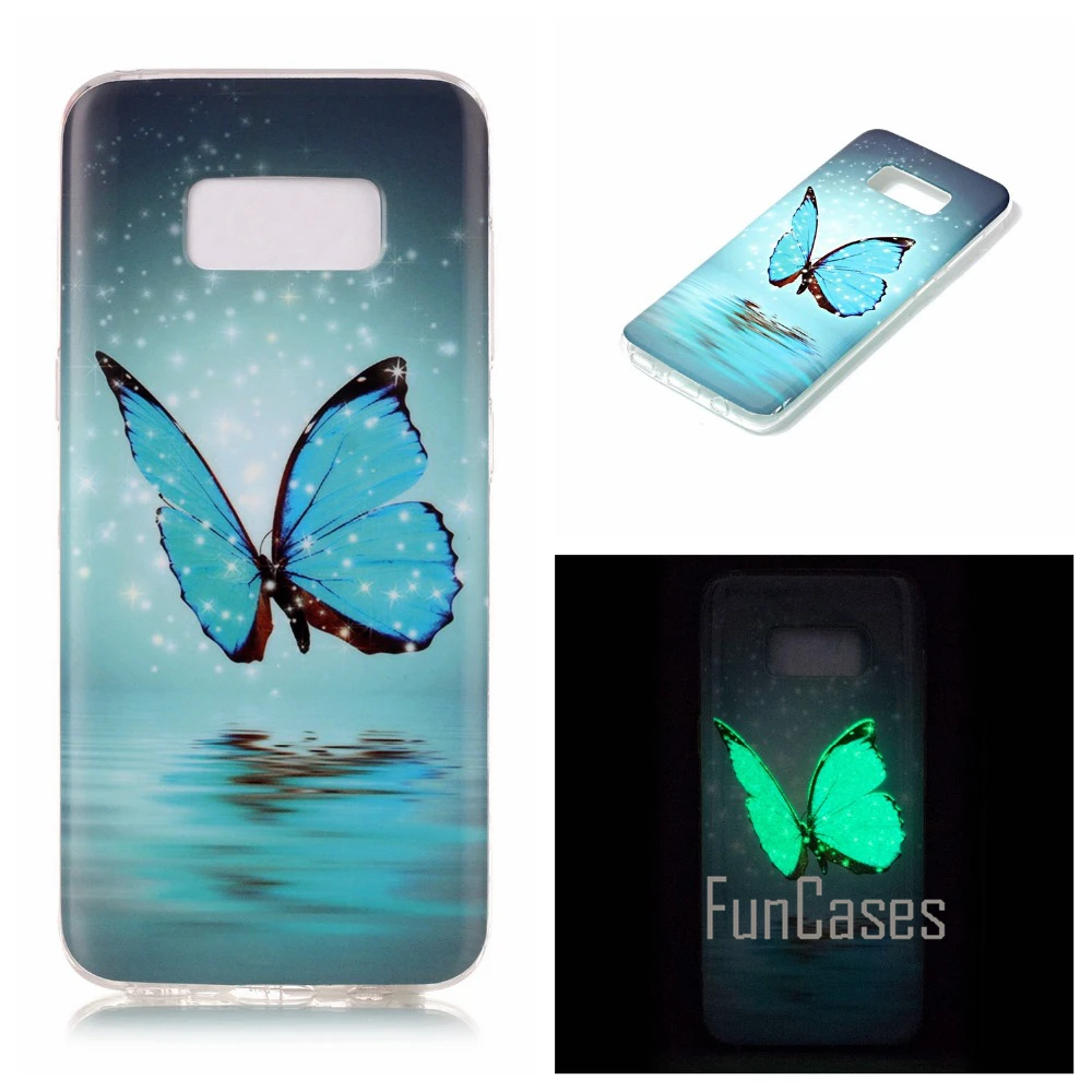 Световой чехол для Coque Samsung Galaxy S8 плюс силиконовый Чехол 6.2 дюймов gaxy telepono|case plus|case