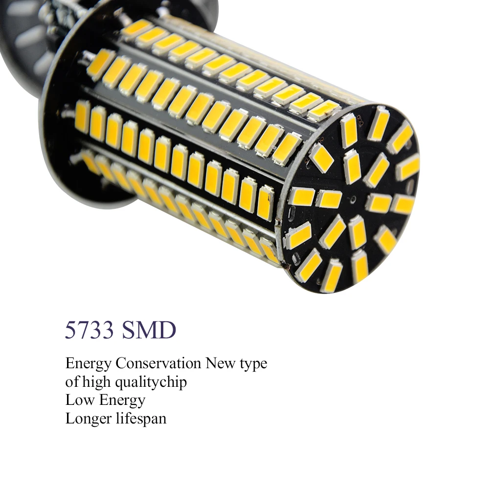 

E14 E27 Led Dimmable Light AC 220V 5733 SMD Corn Bulbs 56 72 138 Leds Lampadas Led Lamp White / Warm White High Quality For Home