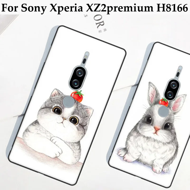 2 шт. чехол для Sony Xperia XZ2 premium мягкие чехлы с рисунками XZ2premium H8166 телефона |