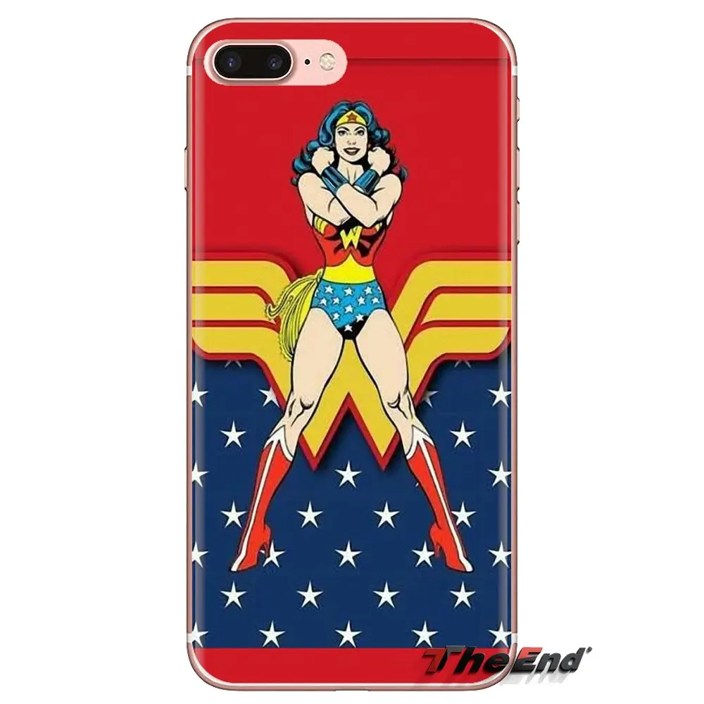 Transparent Soft Shell Covers For Xiaomi Mi4 Mi5 Mi5S Mi6 Mi A1 A2 5X 6X 8 9 Lite SE Pro Max Mix 2 3 2S dc Anime Wonder Woman |