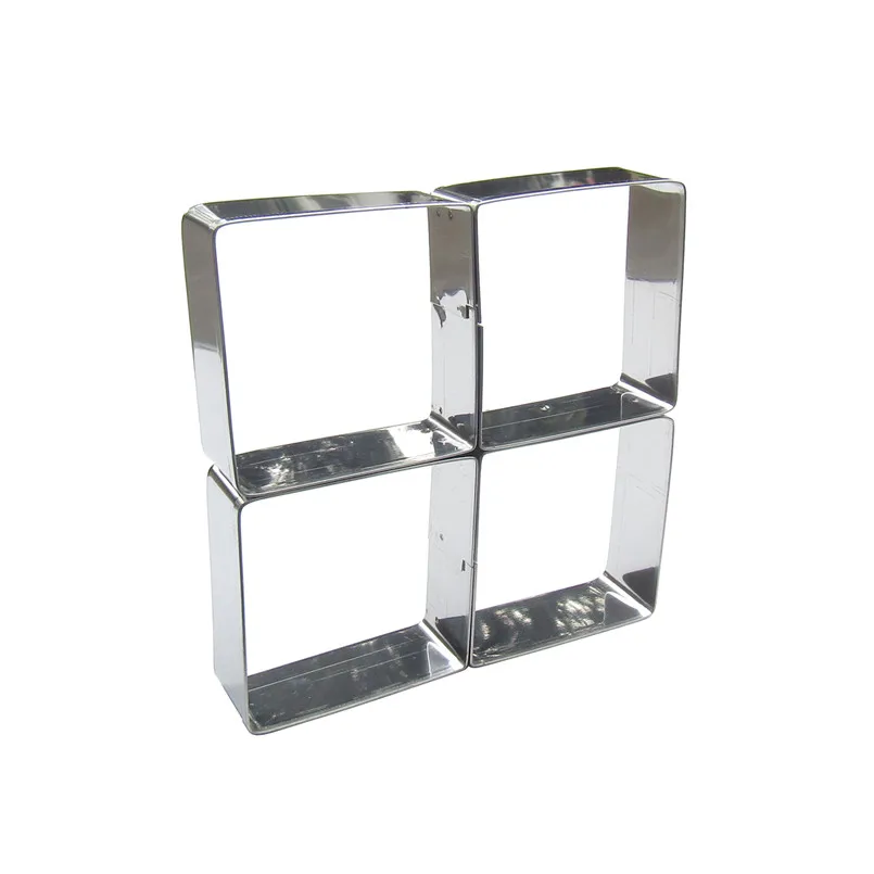 Квадратные решетки для украшения торта инструменты помадки мозаичные