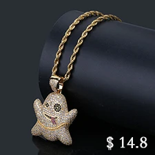 Мужчины Хип-хоп полный Iced Out Lab CZ AAA часы и браслет& Iced квадратное ожерелье комбо набор ювелирных изделий