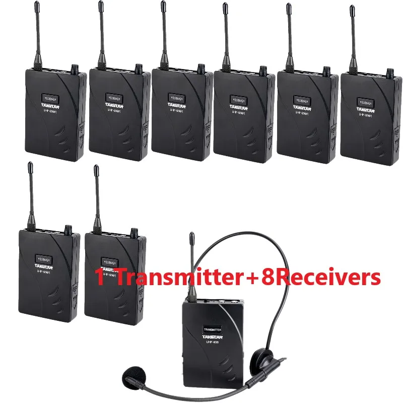 Беспроводная туристическая система Takstar UHF-938 UHF с частотой 50 м диапазоном