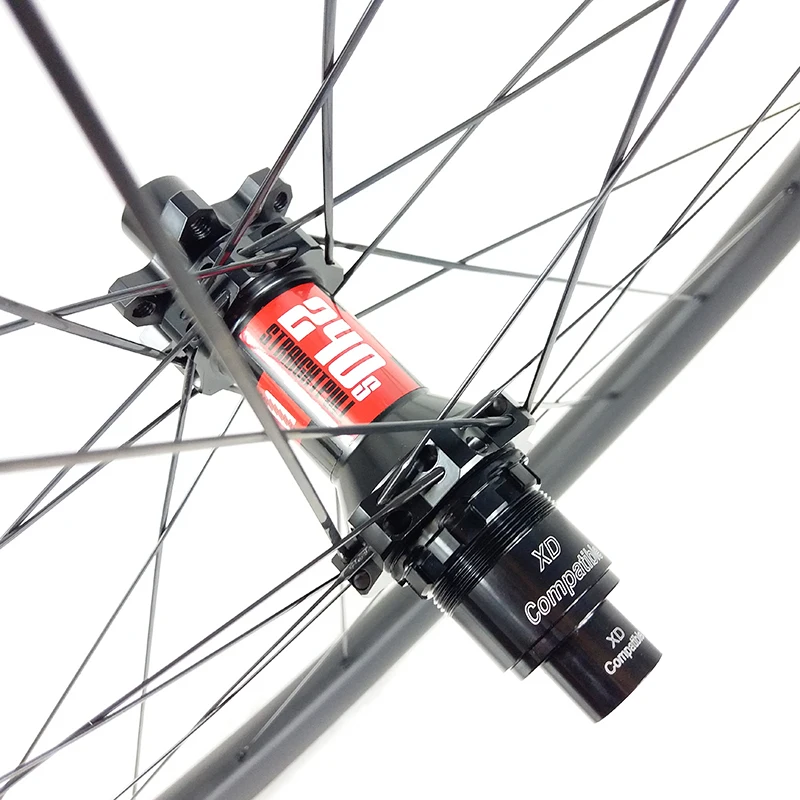 1380g 29er MTB XC carbon BOOST 34 мм набор бескамерных колес предиктивный 30 Глубокий прямой