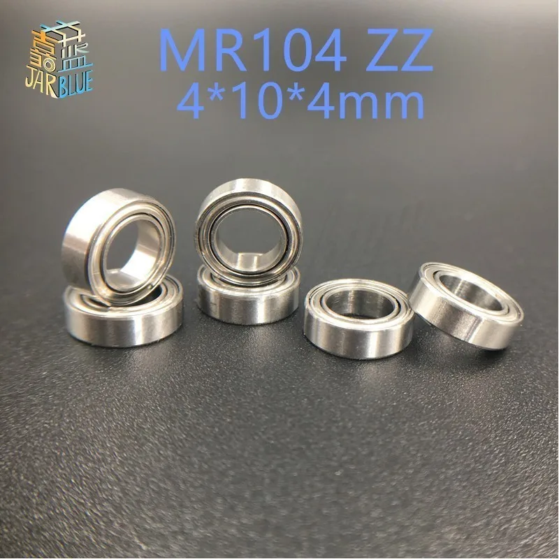 Шарикоподшипники с глубоким желобом 20psc MR104zz 4X10X4mm 4*10*4 подшипник шариковым