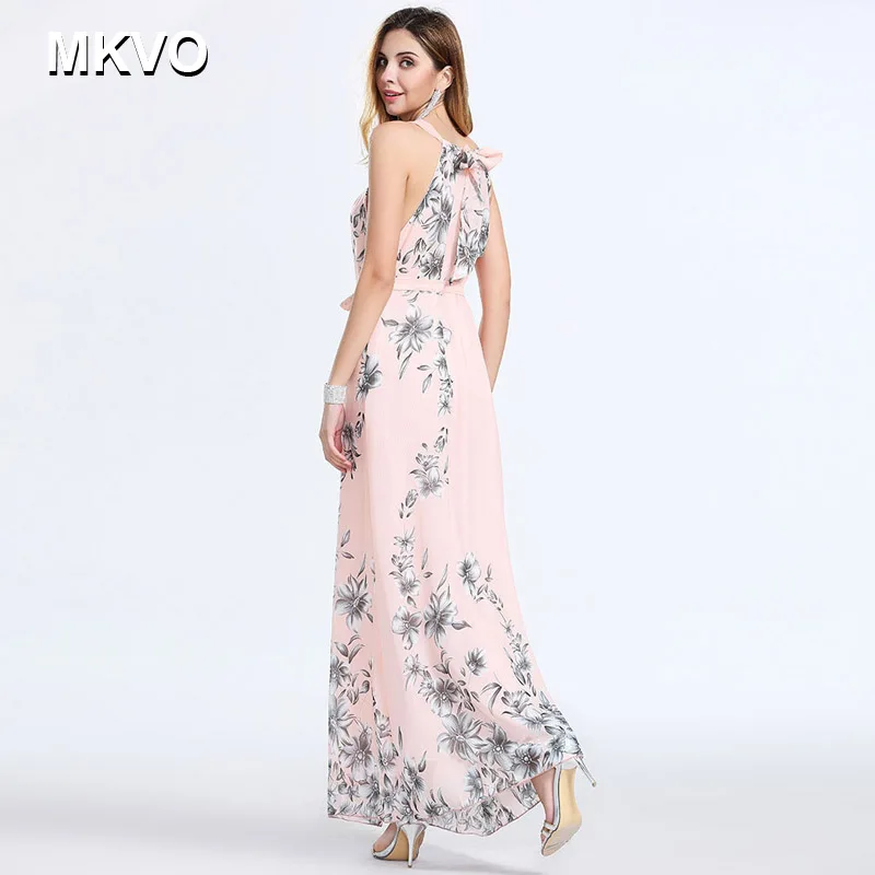 Летнее женское платье 2018 винтажное сексуальное богемное Цветочная Туника