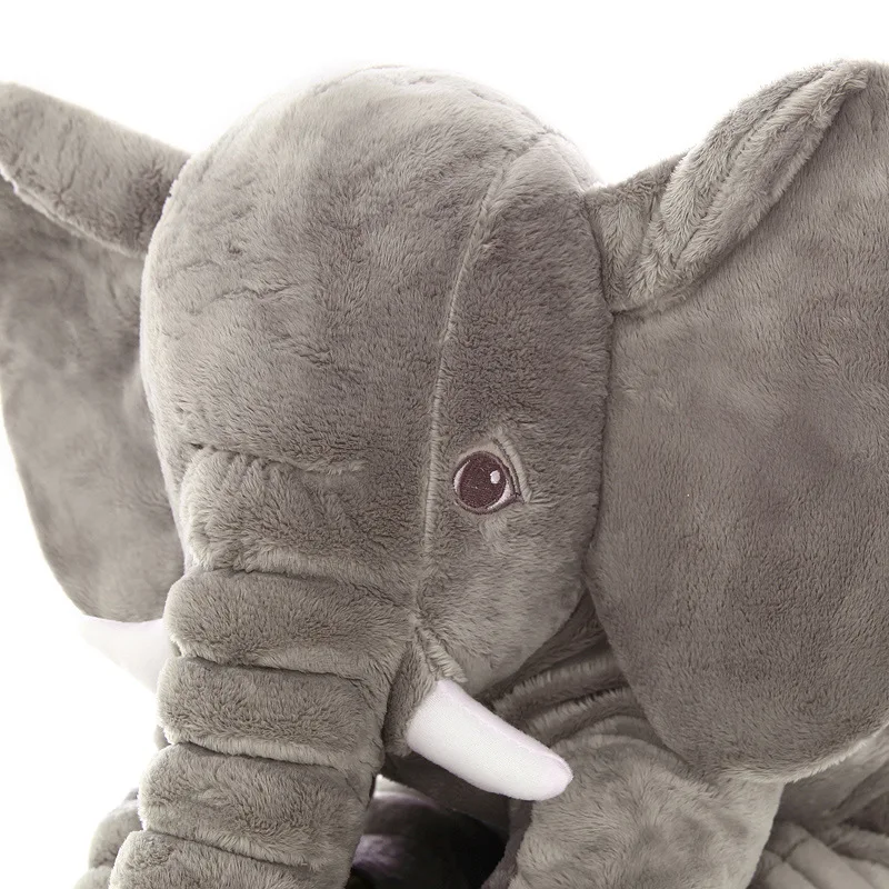 40cm/60cm Height Large Plush Elephant cushion Kids Sleeping Back Cushion Cute Stuffed Baby Accompany Doll Xmas Gift | Дом и сад