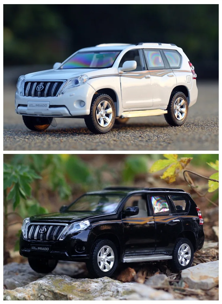 Точная имитация эксклюзивный Diecasts& Toy Vehicles: Украшения для автомобиля Shenghui TOYOTA Land Cruiser Prado SUV 1:32 литая под давлением модель автомобиля