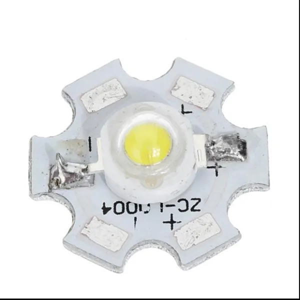 

Jiguoor 1-3W Aluminum Alloy LED Lamp Bead Base Plate 3.2-3.4V
