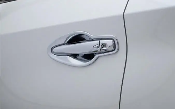 Подходит для NISSAN QASHQAI J11 хромированные дверные ручки крышки чаша крышка отделка вставить рамка смарт-ключ-C
