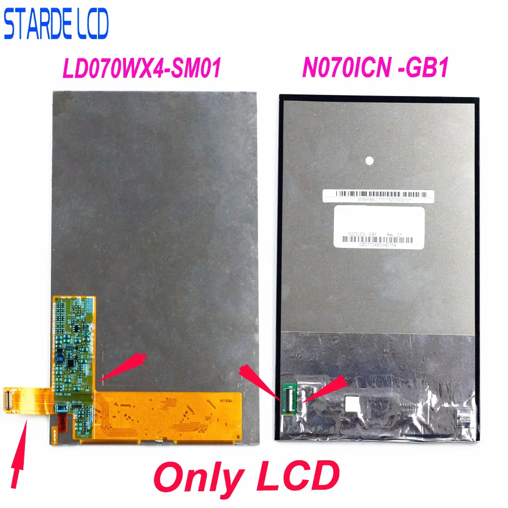 N070ICN-GB1 и LD070WX4-SM01 ЖК-дисплей Экран дисплея для Asus MemoPad HD7 ME173 ME175 ME375 ME176 ME372 ME173X K00B две версии
