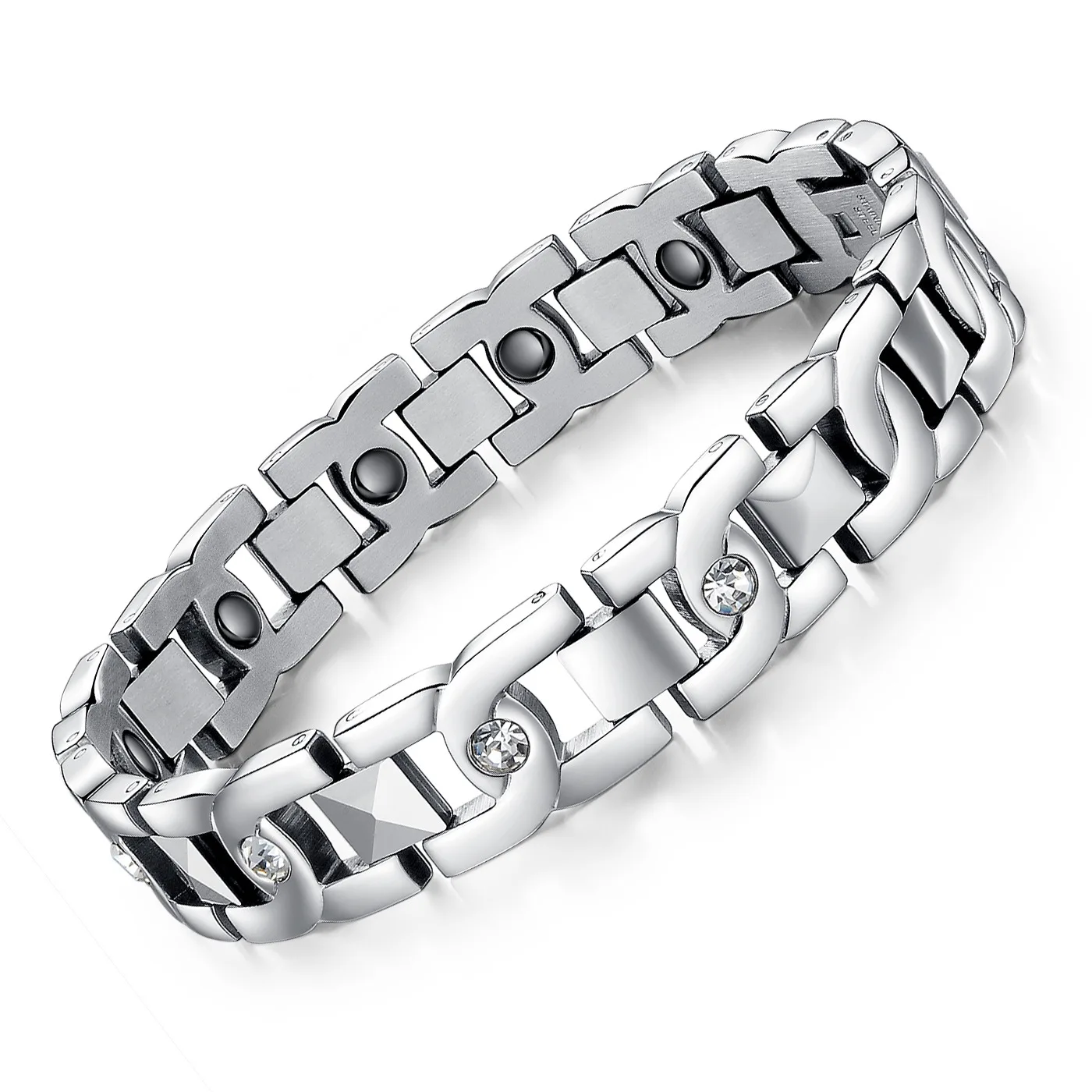 Магнитная энергия здоровья Jewelry Вольфрам пара браслет Любители Браслеты|couple