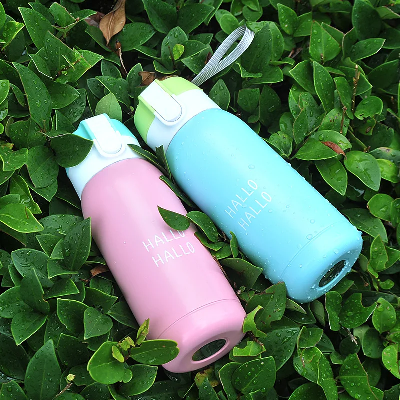 Детская бутылка для воды из нержавеющей стали 2018 креативная мультяшная с милым