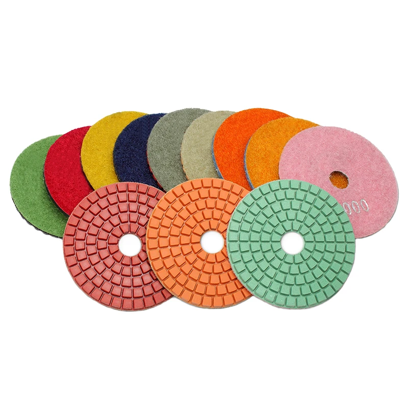 10 шт. 3-дюймовые гибкие Алмазные полировальные диски 3 DS4 80 мм | Инструменты