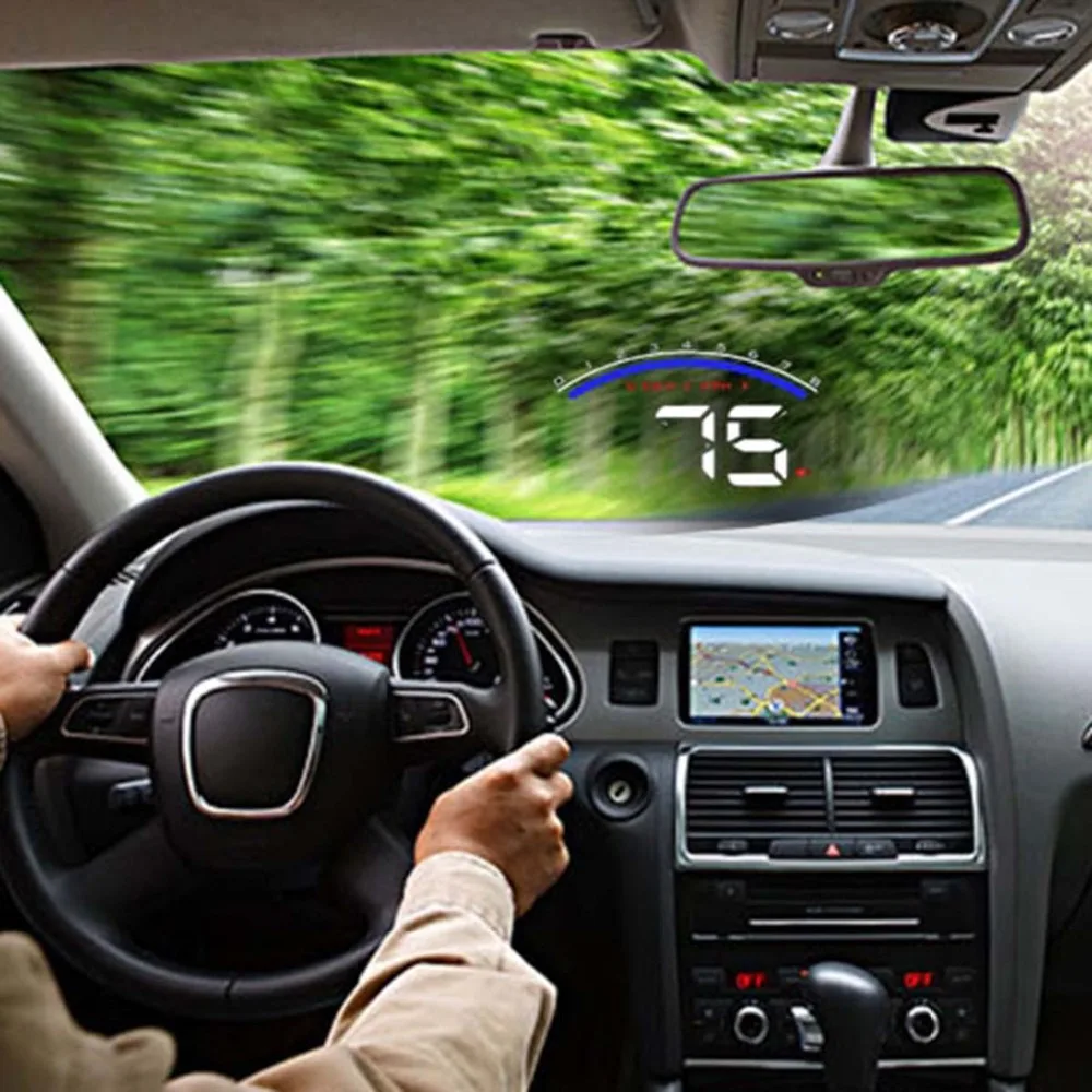 Дисплей на лобовое стекло спидометр миль/ч предупреждение о превышении