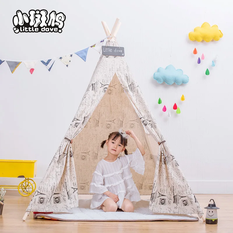 

The New British Style Children's Toy Tent Game House Child's Play Indoor and Outdoor Photography Props Small Tents
