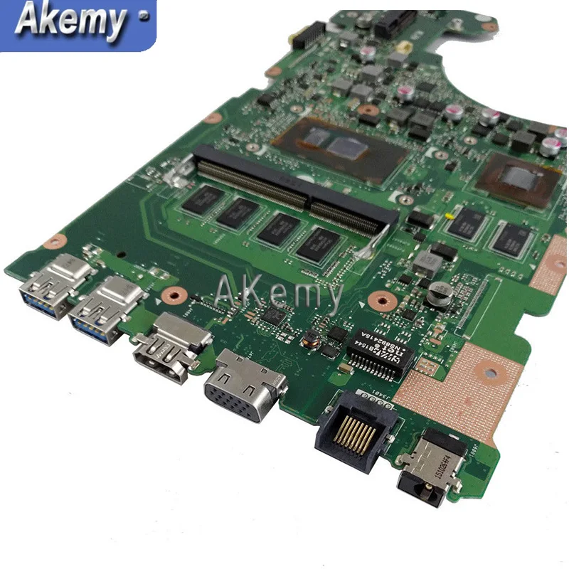 X555UQ материнская плата для ноутбука For Asus X555UJ X555UF F555U X555UB X555U 90NB0DG0-R00030 4G/I3-6100U CPU GT940M |