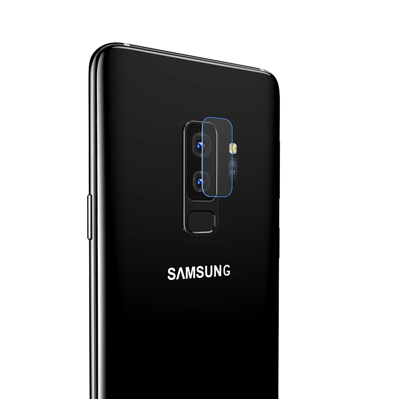 EXUNTON 2 шт. Камера Защитная пленка для samsung Galaxy S9 плюс S9Plus + мягкая задняя крышка