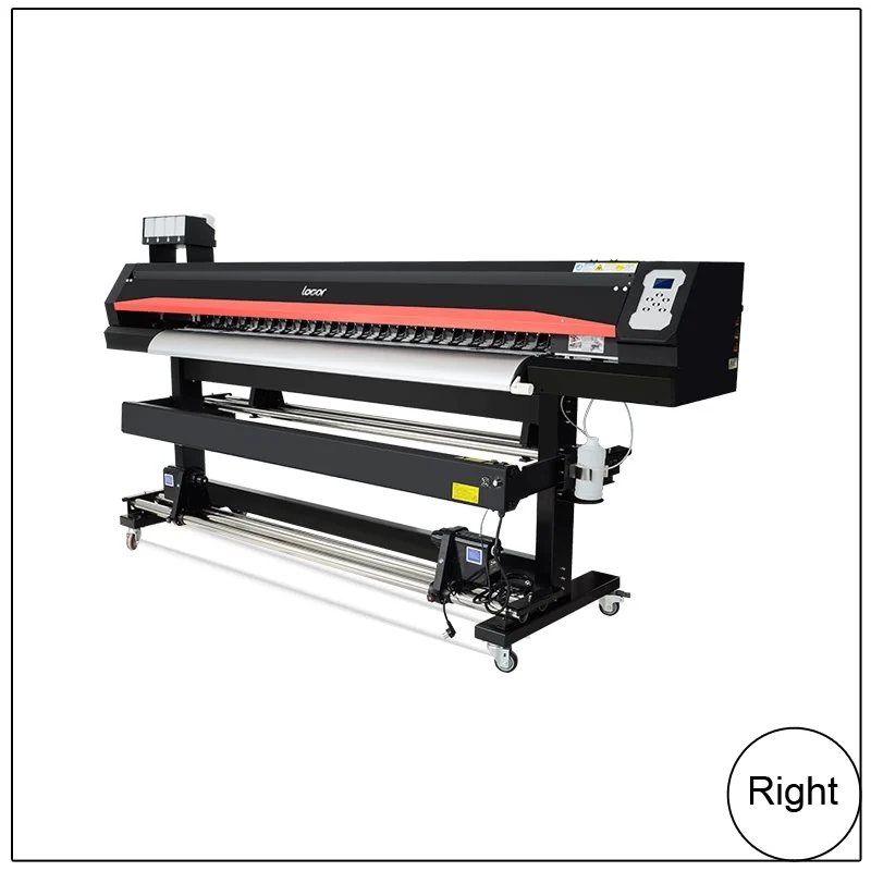 Locor Two DX5 Head inkjet Printing Machine Multi-Color Photo Eco Solvent Printer Wallpaper 1440Dpi Printer With Software