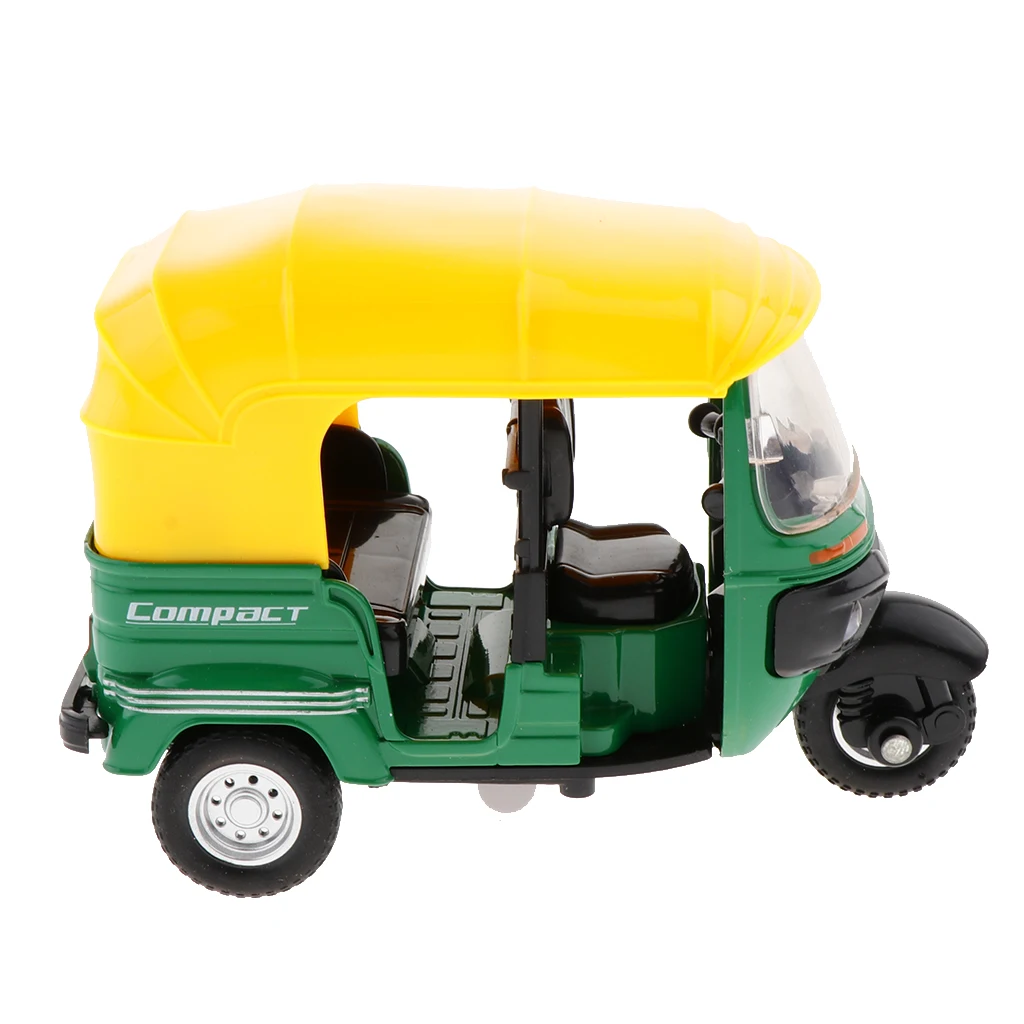 1/14 весы из искусственного сплава индийский трехколесный велосипед модель