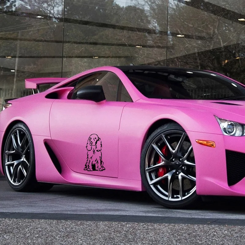 2017 Новый стиль горячий кокер спаниель фотография необычная Виниловая Наклейка