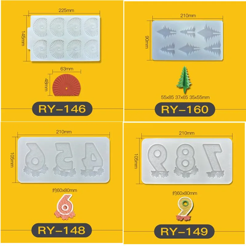 19 видов стилей на выбор DIY 3D силиконовая форма для украшения торта рукоделия в