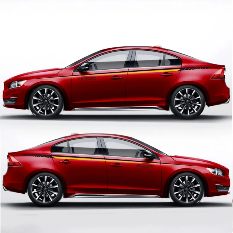 Автостайлинг TAIYAO Спортивная Автомобильная наклейка для volvo S60 V60 автомобильные