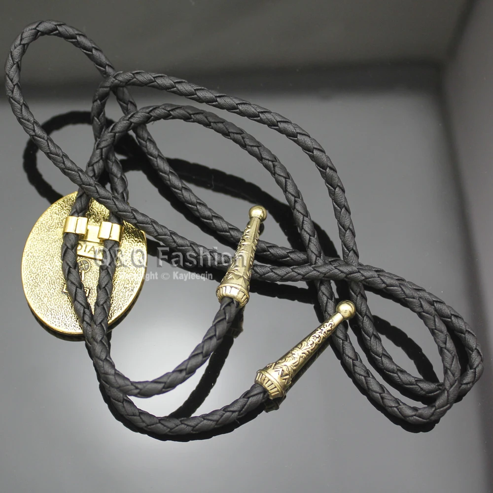 Винтажное ожерелье в западном стиле с 3d-воином галстуки-бабочки Bolo Bola ювелирные