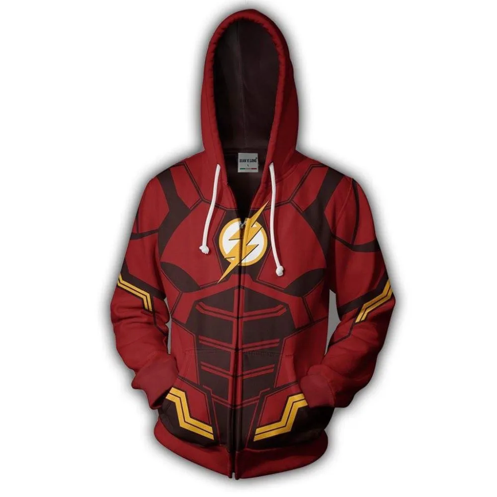 BIANYILONG 2018 мужские с капюшоном Barry Allen Flash 3D печатные толстовки тренировочные брюки