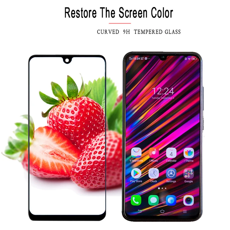 Закаленное 3d-стекло с полным покрытием для VIVO V11 Pro Защитная пленка V11I | Мобильные
